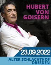 HUBERT VON GOISERN am 23.09.2022 in Dresden, Alter Schlachthof