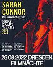 SARAH CONNOR am 26.08.2022 in Dresden, Filmnächte am Elbufer