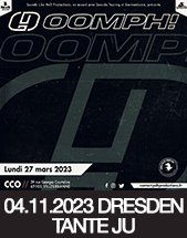 OOMPH! am 04.11.2023 in Dresden, Liveclub TANTE JU