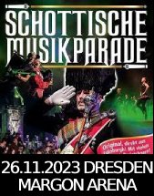 SCHOTTISCHE MUSIKPARADE am 26.11.2023 in Dresden, Margon-Arena