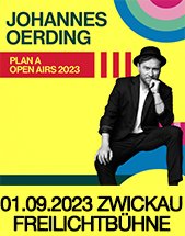 JOHANNES OERDING am 01.09.2023 in Zwickau, Freilichtbühne
