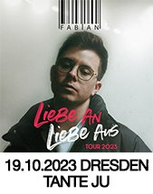 FABIAN WEGERER am 19.10.2023 in Dresden, Liveclub TANTE JU