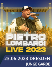PIETRO LOMBARDI am 23.06.2023 in Dresden, Freilichtbühne JUNGE GARDE