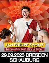 Jan Philipp Zymny am 29.09.2023 in Dresden, Filmtheater SCHAUburg