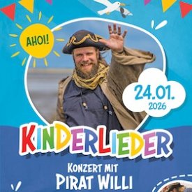Kinderlieder Konzert mit Pirat Willi Singen - Mitmachen - Spaß haben