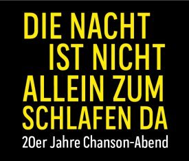 DIE NACHT IST NICHT ALLEIN ZUM SCHLAFEN DA