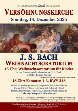 J.S. BACH - WEIHNACHTSORATORIUM Kantaten 1-3
