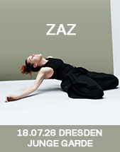 ZAZ am 18.07.2026 in Dresden, Freilichtbühne JUNGE GARDE