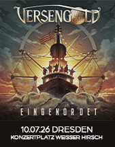 VERSENGOLD am 10.07.2026 in Dresden, Konzertplatz Weißer Hirsch