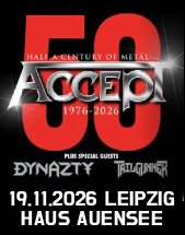 ACCEPT am 19.11.2026 in Leipzig, Haus Auensee