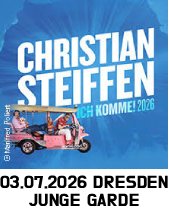 CHRISTIAN STEIFFEN am 03.07.2026 in Dresden, Freilichtbühne JUNGE GARDE