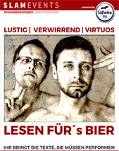 LESEN für BIER - JURISCH vs TURRA am 27.05.2026 in Dresden, Saloppe