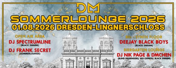 DEPECHE MODE SOMMER LOUNGE am 01.08.2026